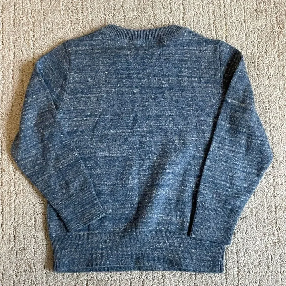 babyGAP Toddler Crewneck Sweater - 4T - Denim Blue Heather